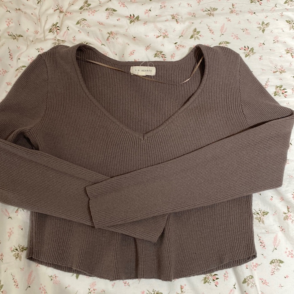 L.A. Hearts knitted cropped sweater